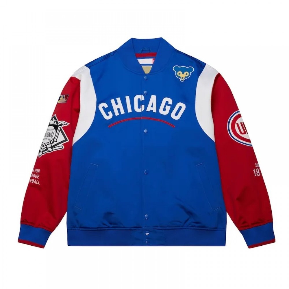 Chicago Cubs Cooperstown Team Origins Satin Jacket