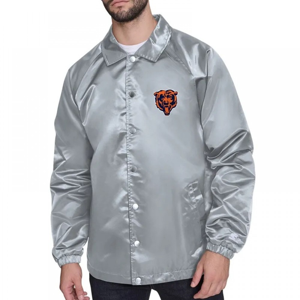 Chicago Bears Retro Logo Coaches Jacket