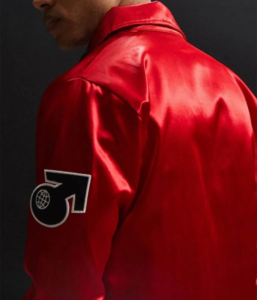 Field Flannels Seattle Rainiers Satin Windbreaker