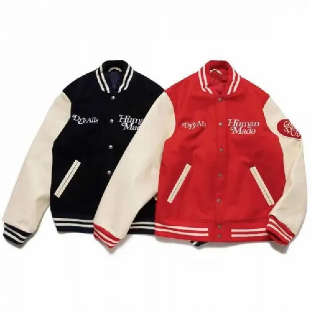 Girls Don’t Cry Human Made Dry Alls Varsity Jacket