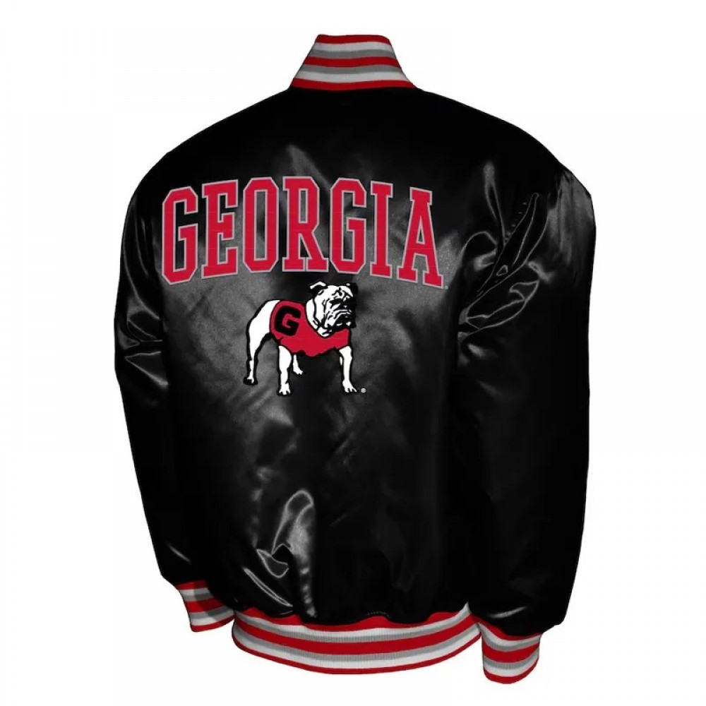 Franchise Club Georgia Bulldogs Satin Jacket
