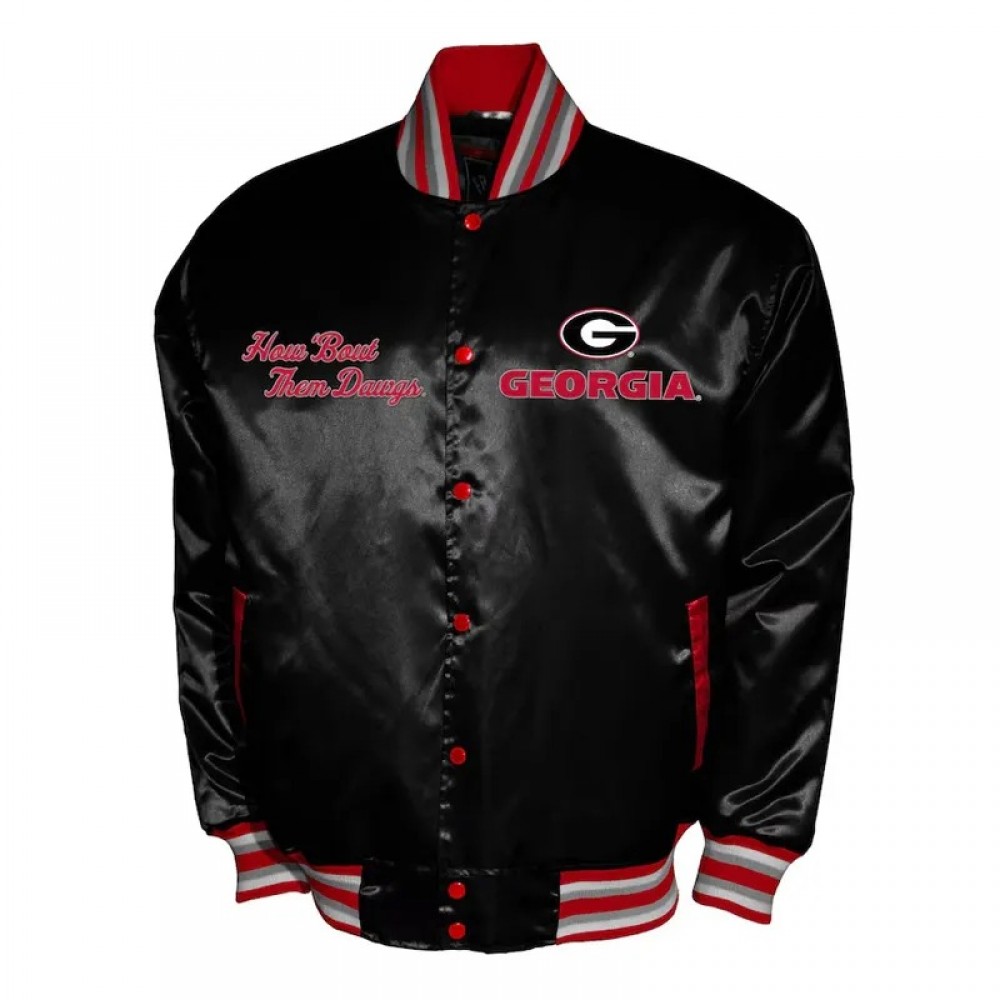 Franchise Club Georgia Bulldogs Satin Jacket