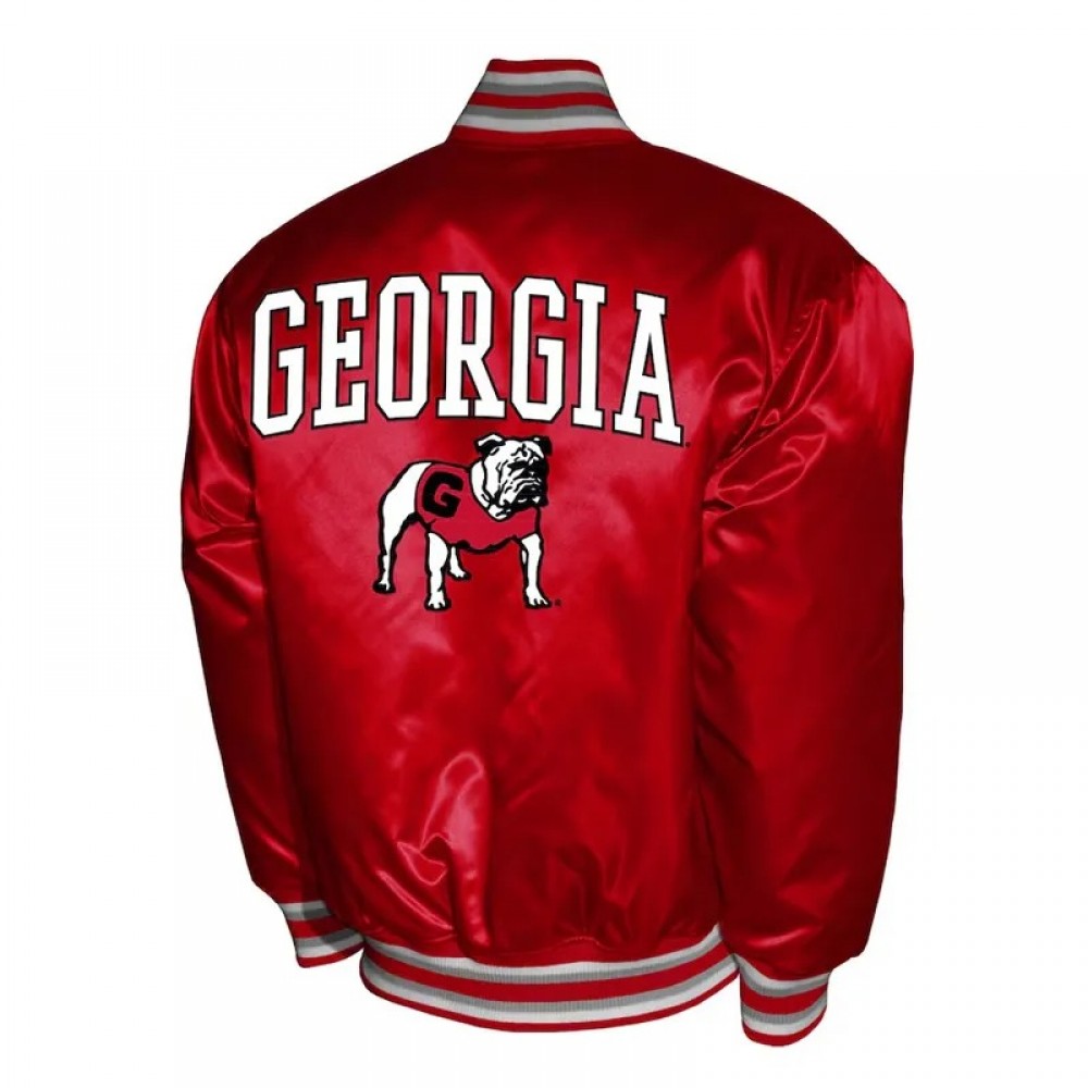 Franchise Club Georgia Bulldogs Satin Jacket