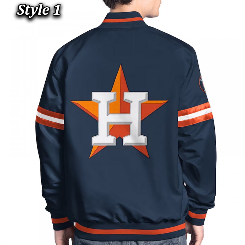 Houston Astros Varsity Scout Satin Jacket