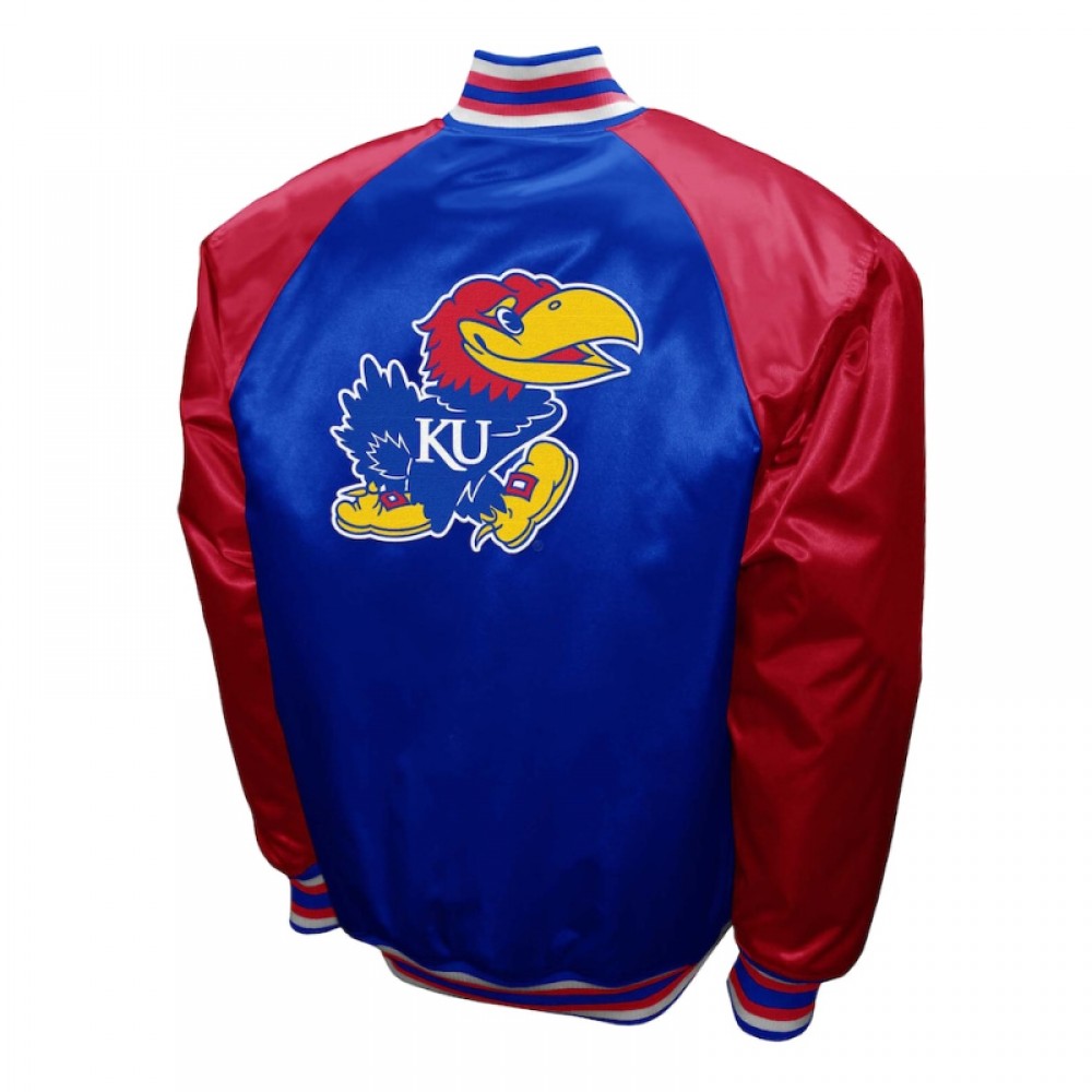 Kansas Jayhawks The Game Royal Satin Jacket