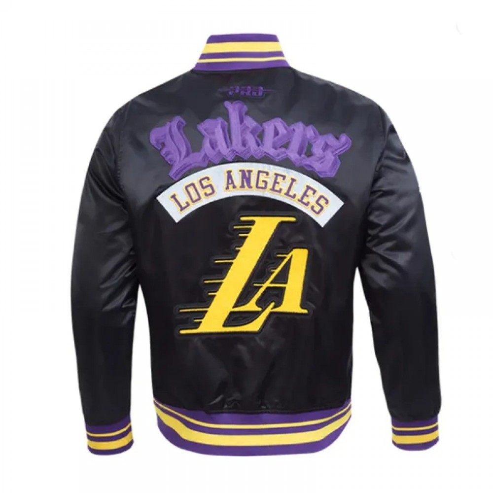 LA Lakers Best of Classic Rib Satin Jacket