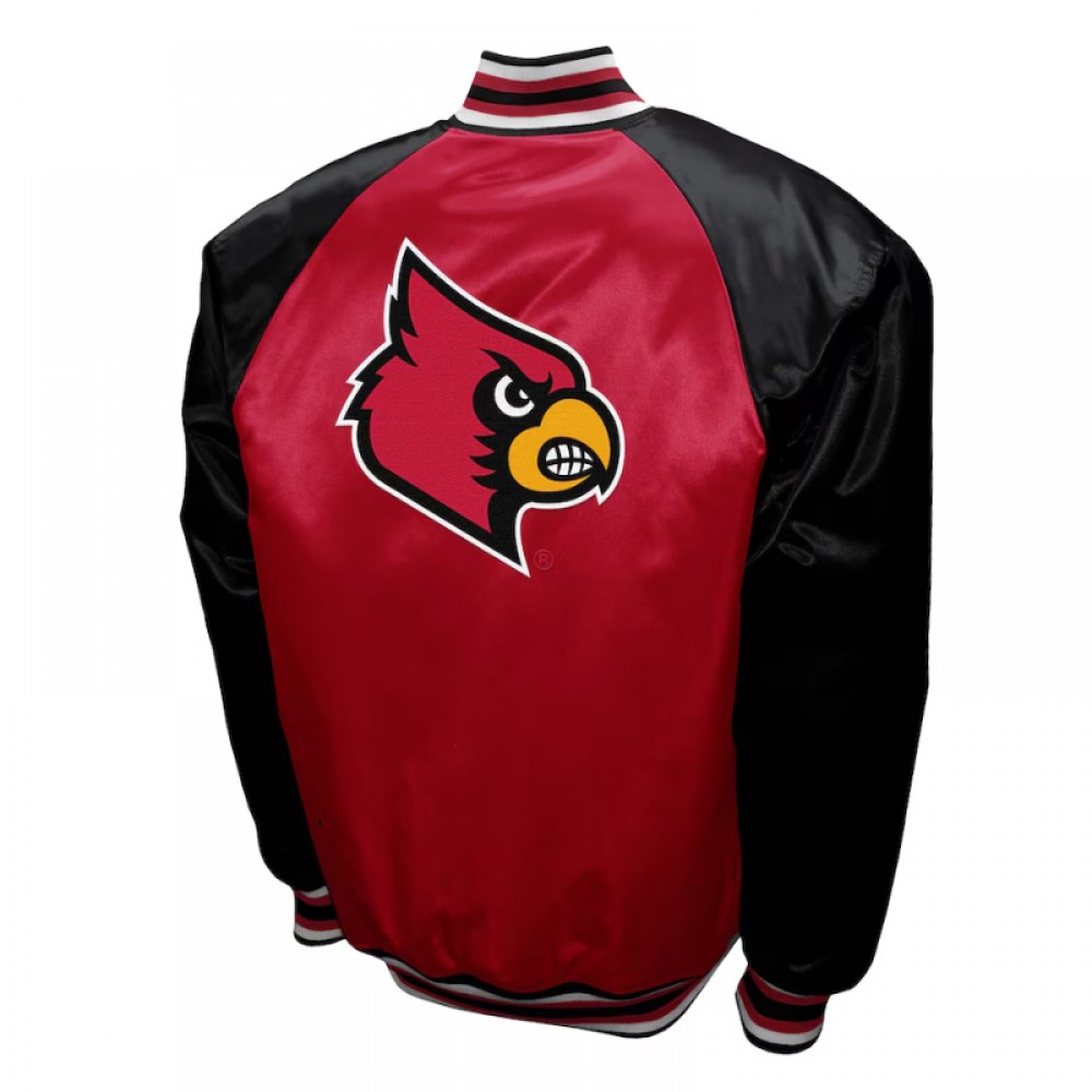 Louisville Cardinals The Game Red Satin Jacket