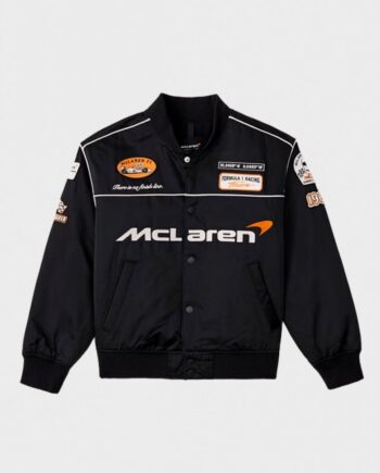 Mclaren Racing Black Bomber Jacket