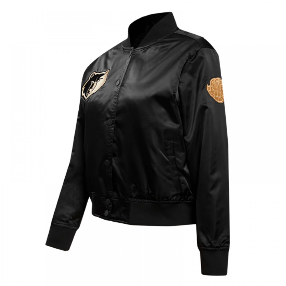 Memphis Grizzlies Holiday Glam Black Satin Jacket