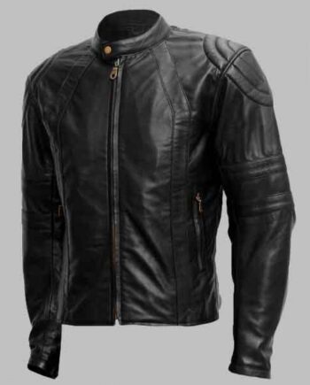 New Men's Black Sheep Leather Jacket