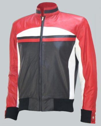 Handmade Cowhide Leather Men's Biker Jacket