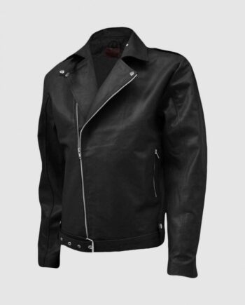 Traditional Men’s Leather Biker Jacket
