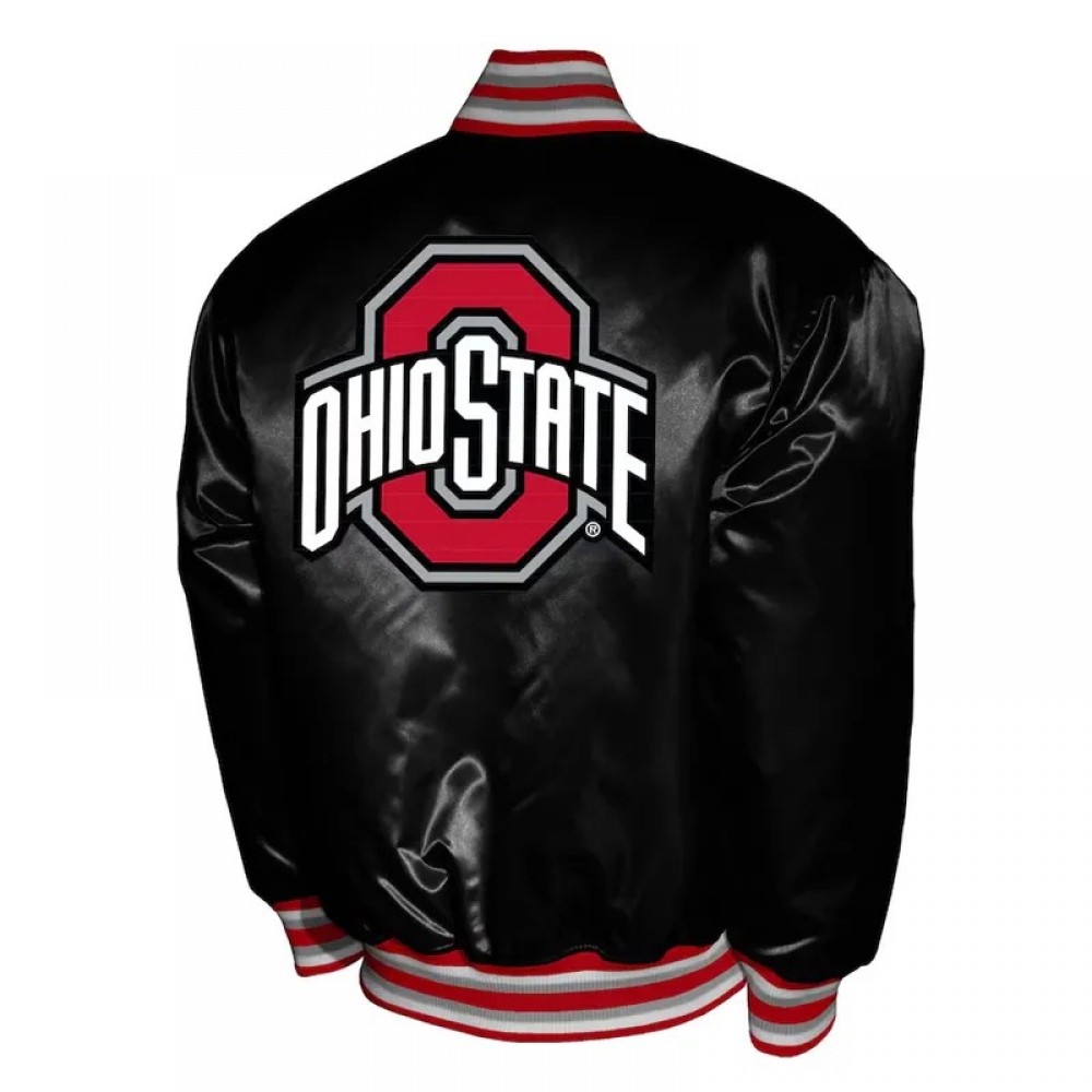Franchise Club Ohio State Buckeyes Satin Jacket