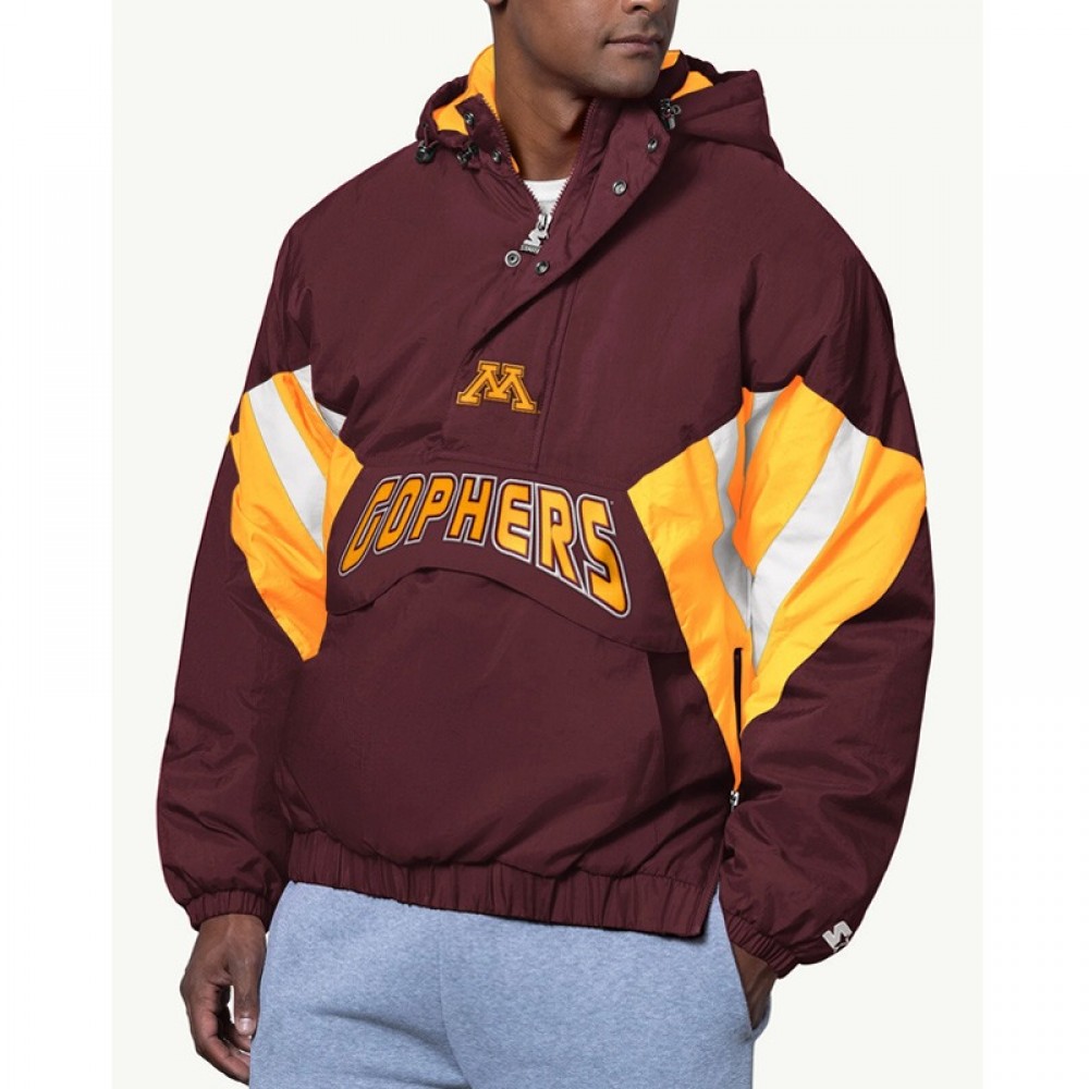 Classic Breakaway Minnesota Golden Gophers Pullover Hooded Jacket