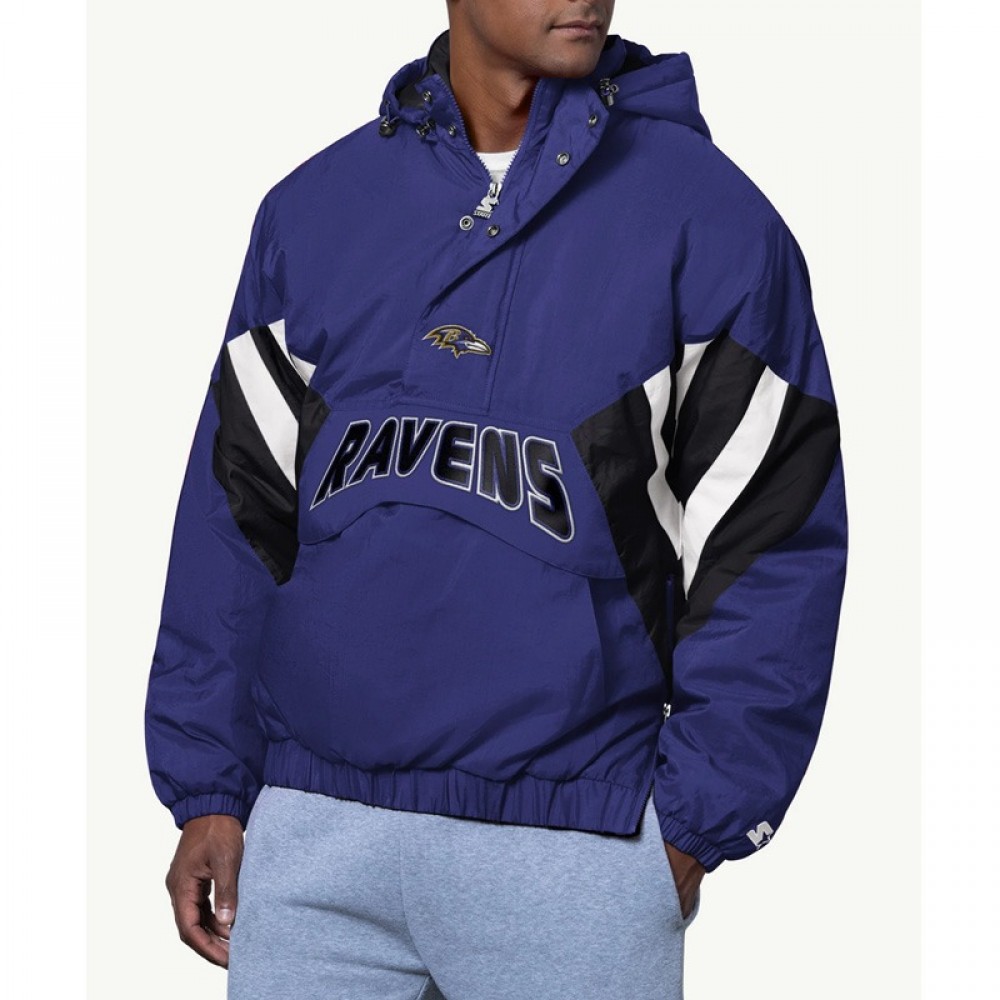 Line Up Breakaway Baltimore Ravens Pullover Jacket