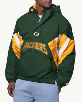 Line Up Breakaway Green Bay Packers Pullover Jacket