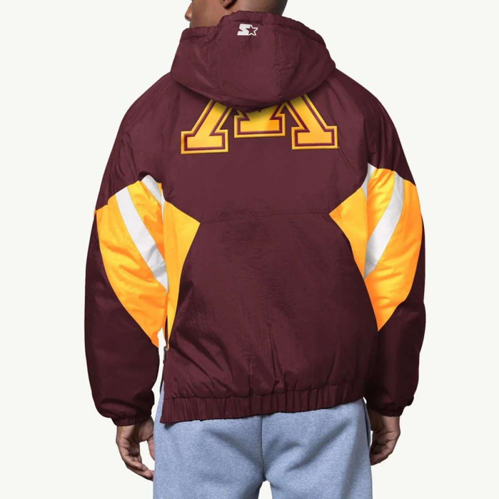 Classic Breakaway Minnesota Golden Gophers Pullover Hooded Jacket