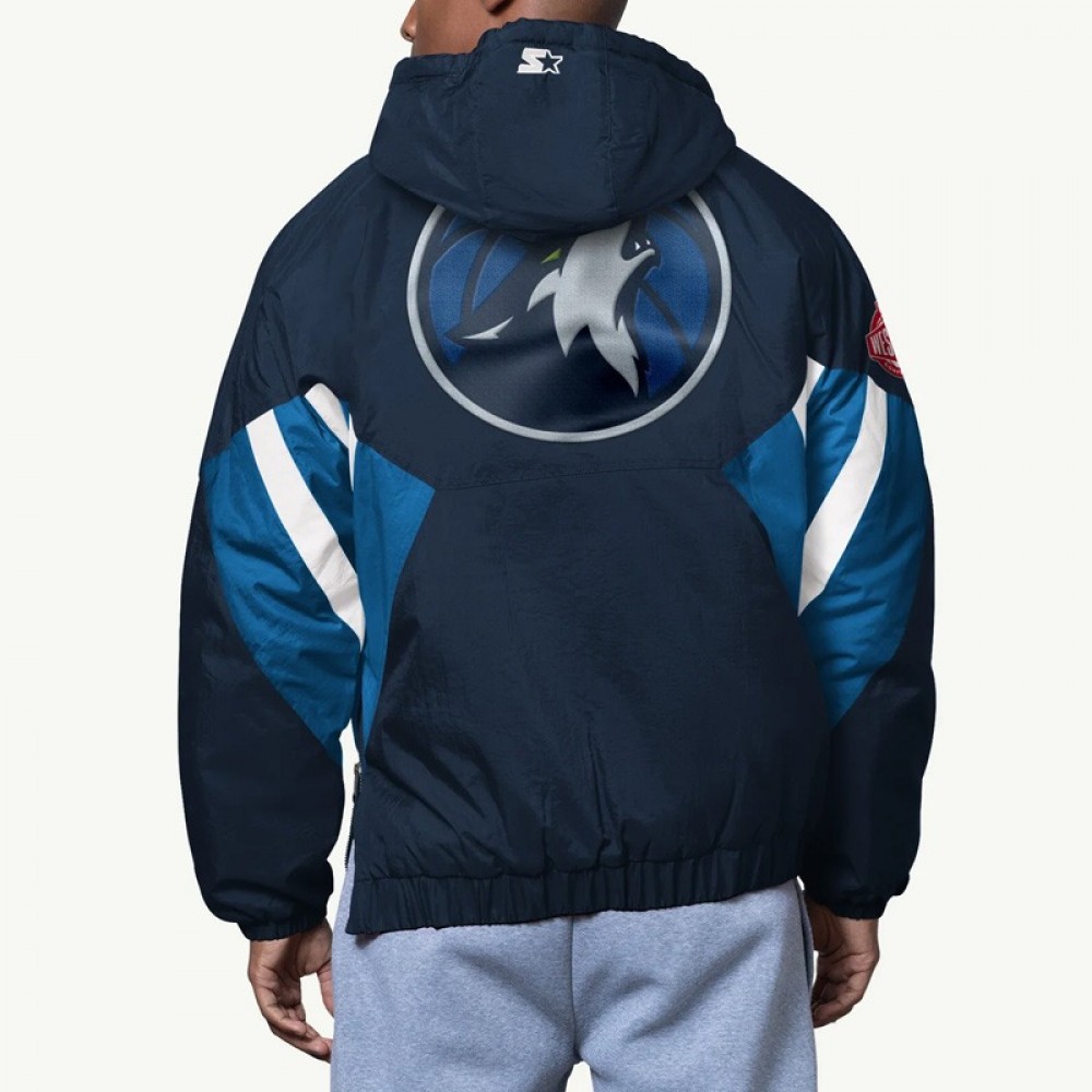Classic Breakaway Minnesota Timberwolves Pullover Hooded Jacket